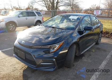2021 Toyota Corolla Se from USA, damaged, VIN 5YFS4MCE2MP079484